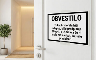 ZGos-1 z novim letom prinaša normativni kaos, zato zahtevamo nujni sestanek s pristojnimi