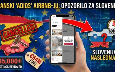 Opozorilo iz Španije: Zakaj lahko slovenski sobodajalci čez noč izgubijo oglase na Airbnb?