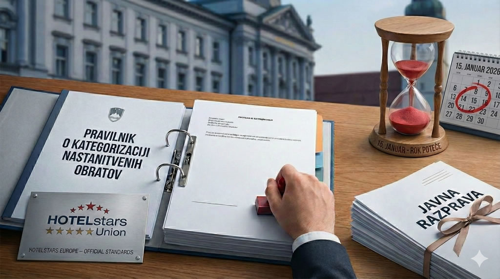 Izteka se javna obravnava pravilnika o kategorizaciji nastanitvenih obratov