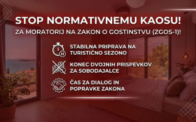 Podpiramo moratorij na gostinski zakon iz svežnja t.i. tretjega bloka, pričakujemo tudi podporo iz vrst koalicije