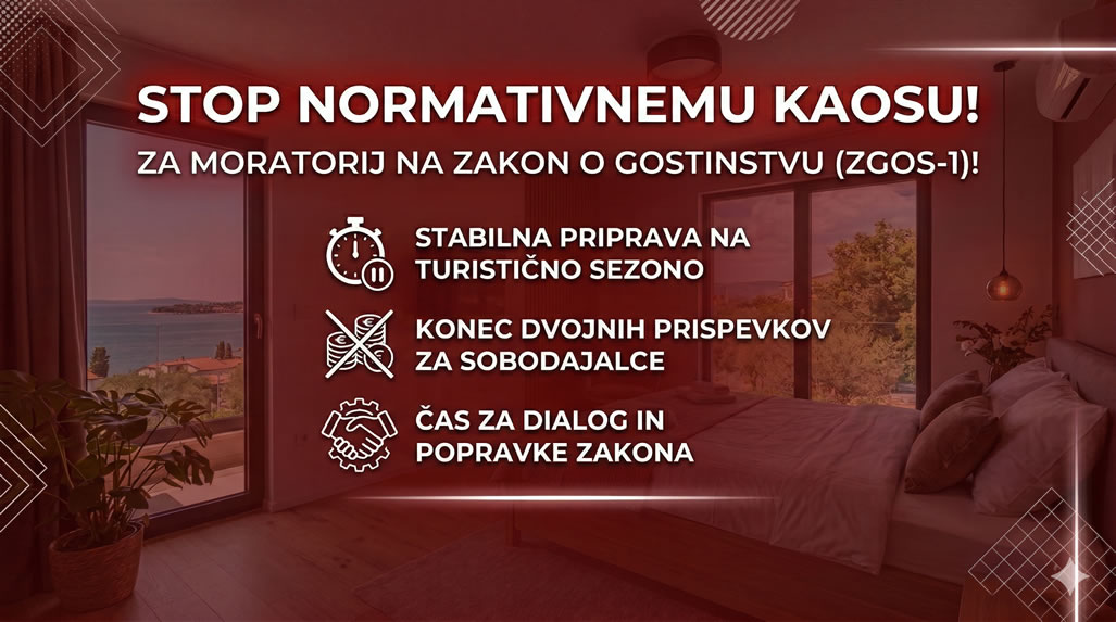Podpiramo moratorij na gostinski zakon iz svežnja t.i. tretjega bloka, pričakujemo tudi podporo iz vrst koalicije