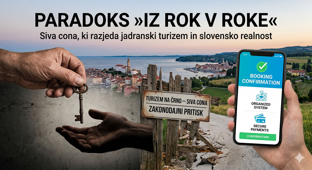 Paradoks »iz rok v roke«: Siva cona, ki razjeda jadranski turizem in slovensko realnost