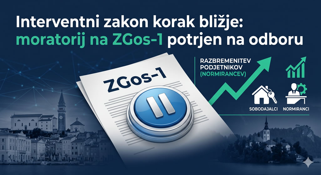 Interventni zakon korak bližje: Moratorij na ZGos-1 potrjen na odboru