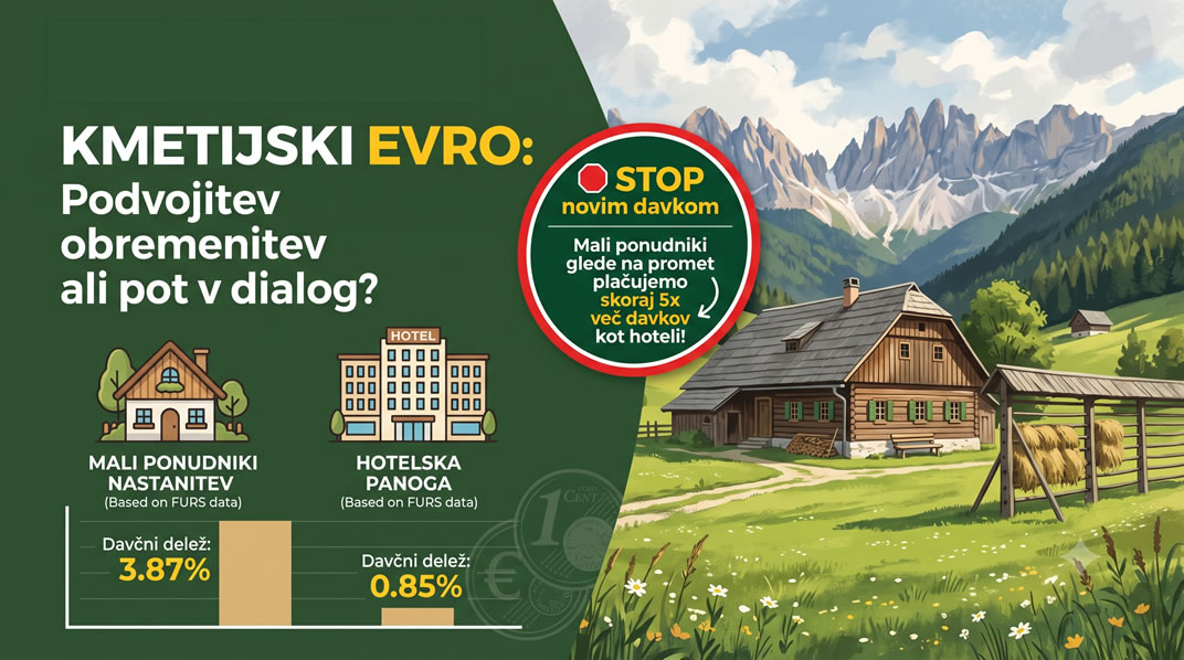 V ZS ne pristajamo na dodatne obremenitve s t.i. “turističnim evrom”