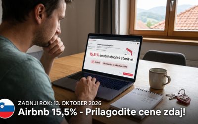 Airbnb danes uvaja enotni 15,5-odstotni strošek storitve za gostitelje: Kako danes še pravočasno ukrepati in ohraniti enaka izplačila?
